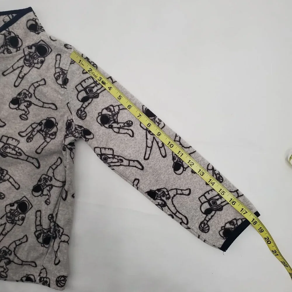 OshKosh B'Gosh Kids Boys Astronaut Full Zip-Front Fleece‎ Cozy Jacket Size 8